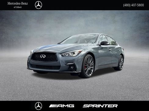 Used 2022 INFINITI Q50 Red Sport 400 w/ Cargo Package AWD/4WD image 1