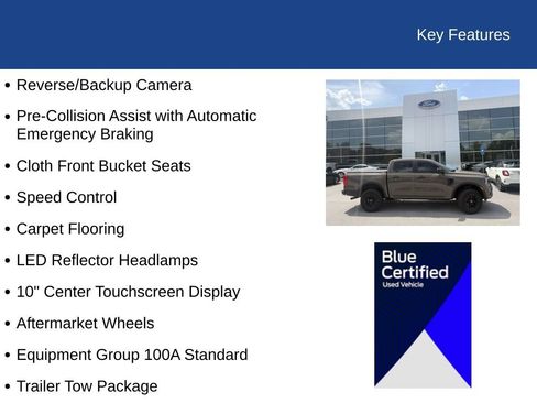 Used 2025 Ford Ranger XL w/ Trailer Tow Package RWD image 12