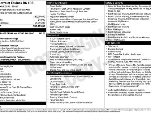 Used 2024 Chevrolet Equinox RS FWD image 4