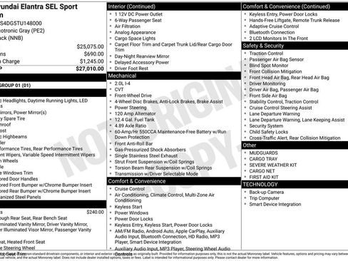 New 2026 Hyundai Elantra SEL Sport Premium FWD image 4