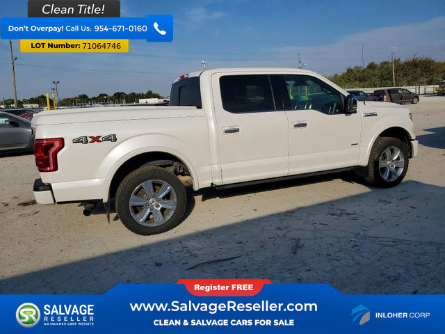 Used 2016 Ford F150 Platinum w/ Equipment Group 701A Luxury AWD/4WD image 4