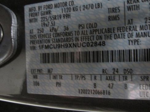 Used 2022 Ford Escape SEL w/ SEL Stealth AWD Package image 43