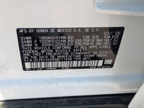 New 2026 Honda HR-V Sport image 17