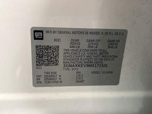 Used 2021 Chevrolet Equinox LT FWD image 31