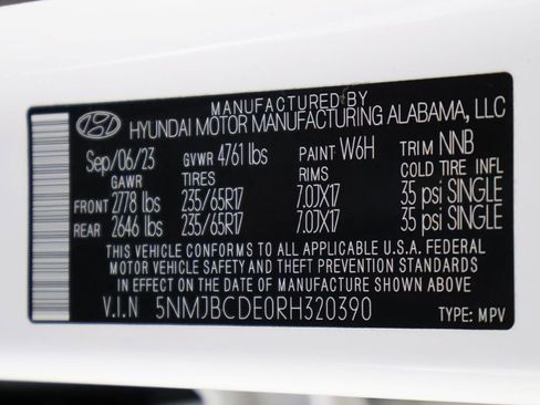 Used 2024 Hyundai Tucson SEL AWD/4WD image 51