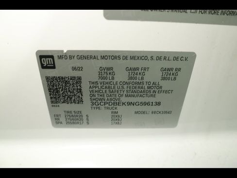 Used 2022 Chevrolet Silverado 1500 Custom w/ LPO, Dark Essentials Package image 33