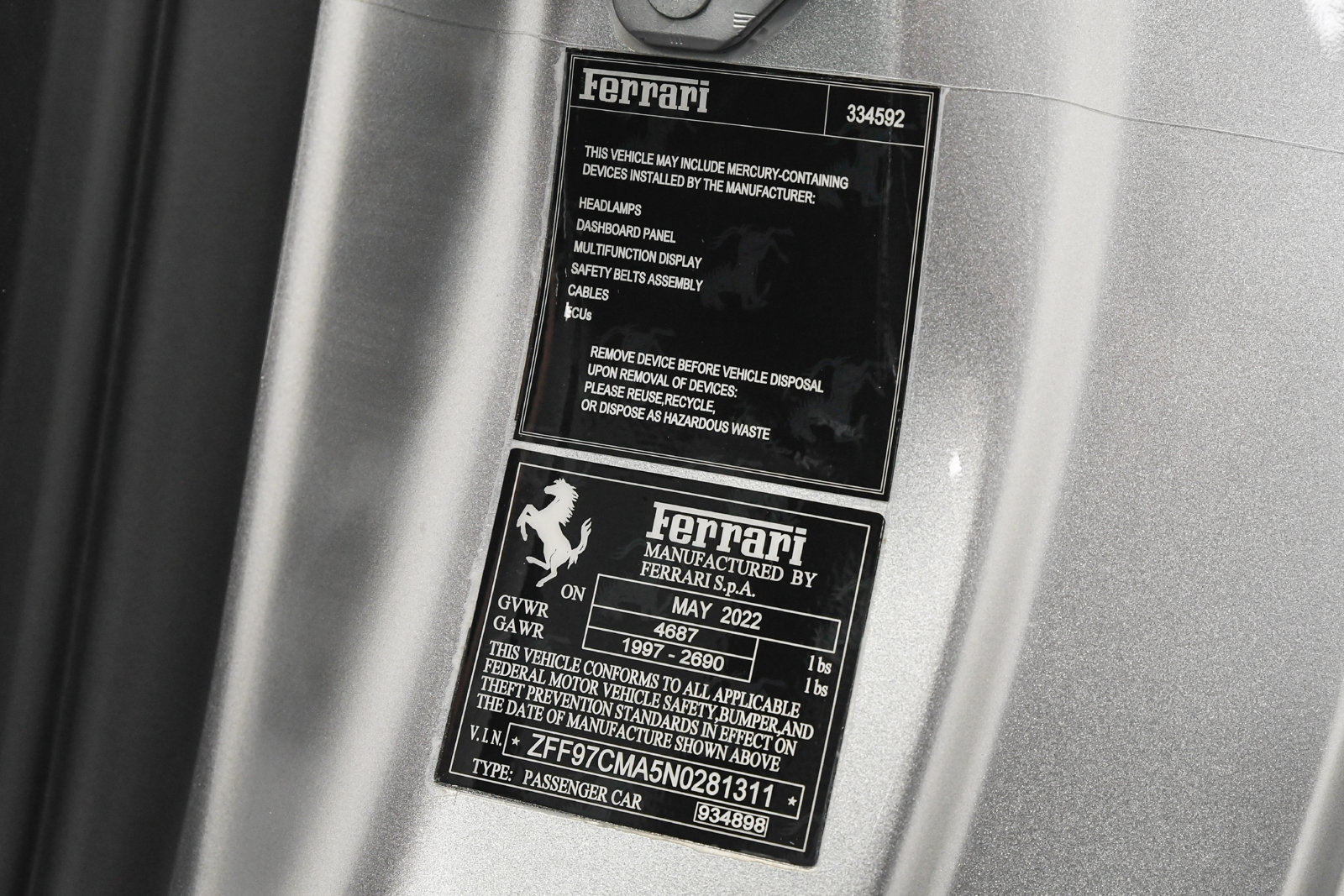 Used 2022 Ferrari 812 GTS RWD image 67