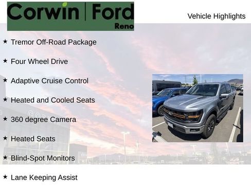 Used 2026 Ford F150 Tremor w/ Equipment Group 402B AWD/4WD image 7