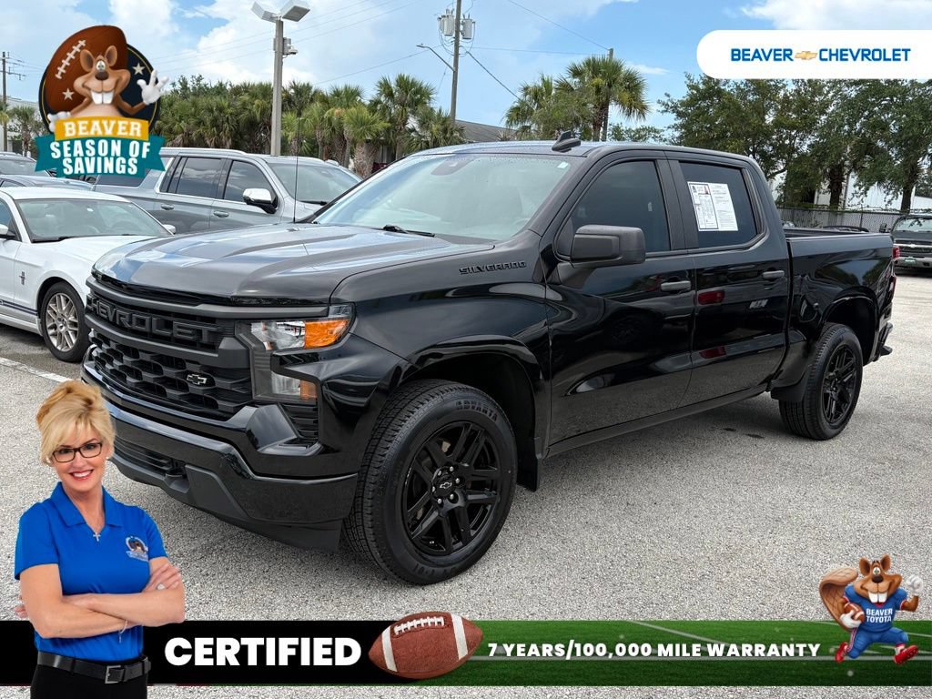 Used 2023 Chevrolet Silverado 1500 Custom w/ Rally Edition RWD image 1