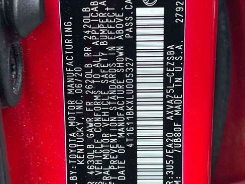 Certified 2020 Toyota Camry SE AWD/4WD image 19