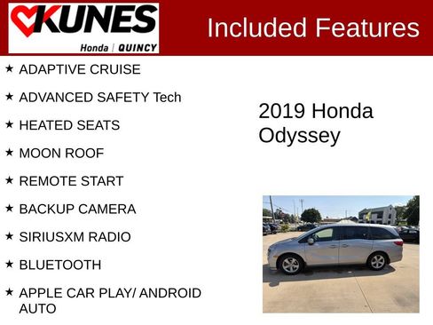 Used 2019 Honda Odyssey EX-L image 2