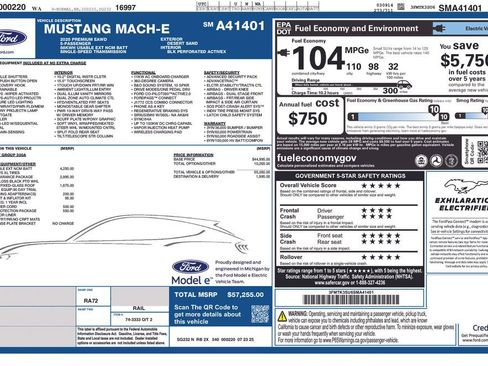 New 2025 Ford Mustang Mach-E Premium w/ Sport Appearance Package image 7