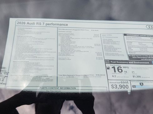 New 2026 Audi RS 7 Performance image 21