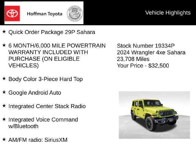 Used 2024 Jeep Wrangler Unlimited Sahara AWD/4WD image 5