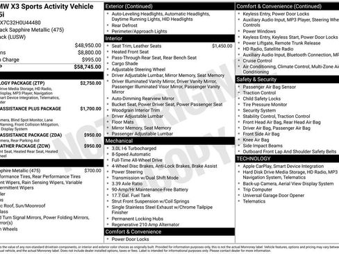 Used 2017 BMW X3 xDrive35i image 21