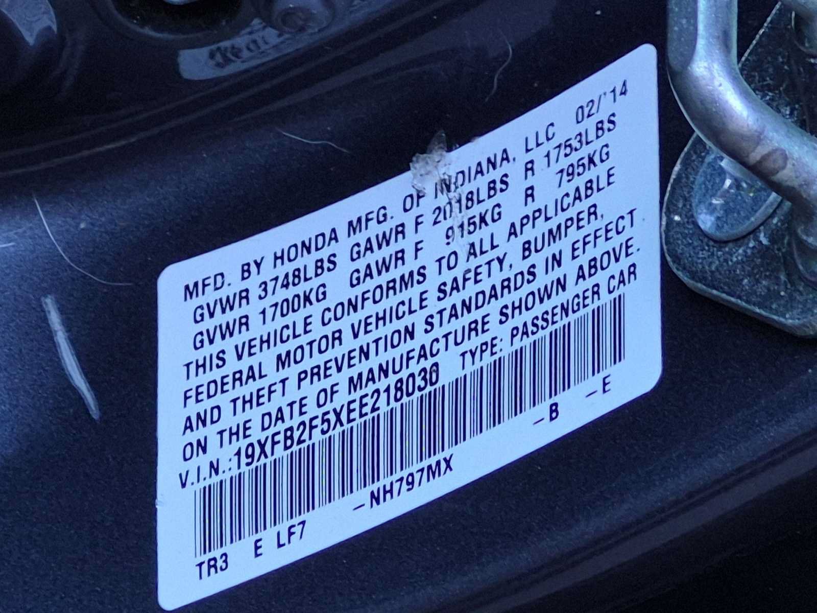 Used 2014 Honda Civic LX image 30