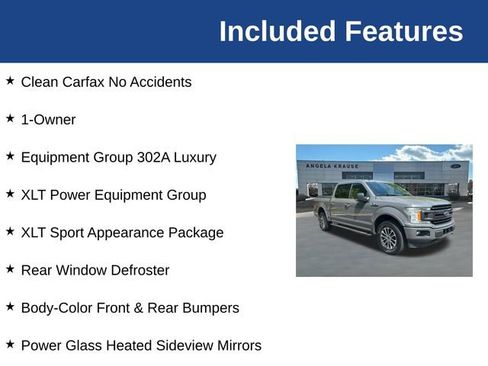 Used 2020 Ford F150 XLT w/ Equipment Group 302A Luxury AWD/4WD image 5