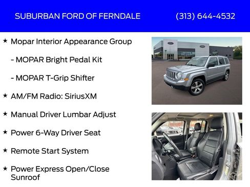 Used 2017 Jeep Patriot High Altitude FWD image 13