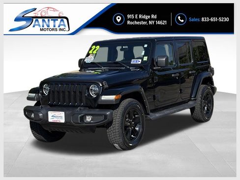 Used 2022 Jeep Wrangler Unlimited Sahara AWD/4WD image 1