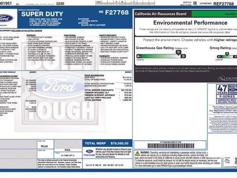 Used 2024 Ford F250 Lariat w/ Lariat Ultimate Package image 39