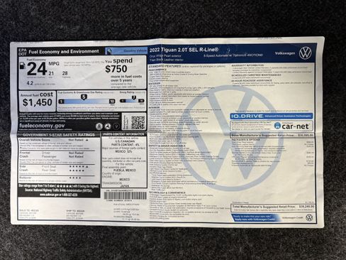 Used 2022 Volkswagen Tiguan SEL R-Line image 16