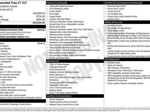 Used 2017 Chevrolet Trax LT w/ LT Convenience Package FWD image 10