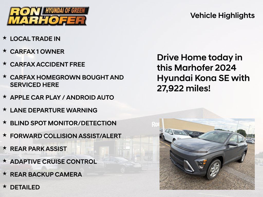 Used 2024 Hyundai Kona SE AWD/4WD image 13
