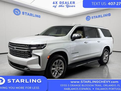 Used 2021 Chevrolet Suburban Premier w/ Premium Package RWD image 1
