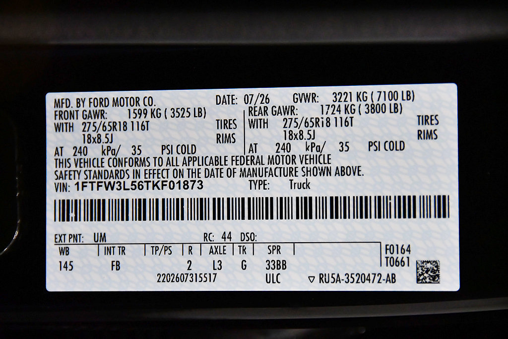 New 2026 Ford F150 XLT w/ Equipment Group 302A MID AWD/4WD image 15