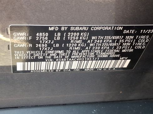 Certified 2024 Subaru Outback AWD/4WD image 26