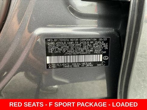 Used 2023 Lexus IS 350 F Sport w/ Navigation Package RWD image 18