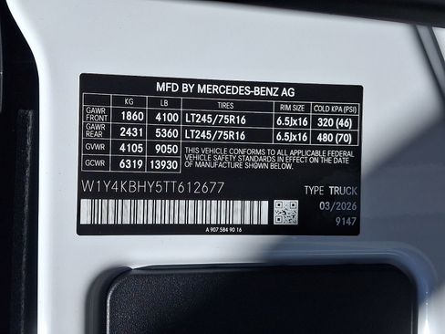 New 2026 Mercedes-Benz Sprinter 2500 image 17