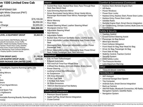 Used 2025 RAM 1500 Limited AWD/4WD image 63