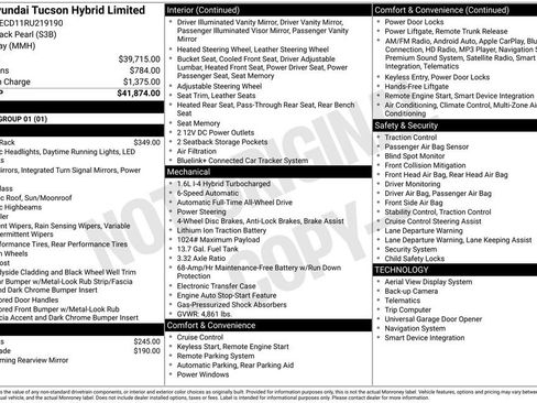 Used 2024 Hyundai Tucson Limited image 38