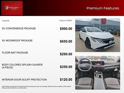 New 2026 Nissan Sentra SV w/ SV Convenience Package FWD image 3