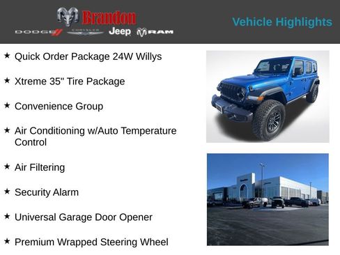 New 2025 Jeep Wrangler Willys image 2