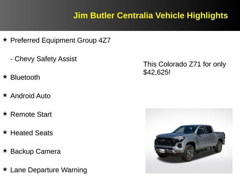 Used 2026 Chevrolet Colorado Z71 AWD/4WD image 5