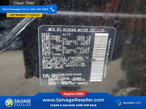 Used 2017 Nissan Armada Platinum w/ Captain Seat Package image 17