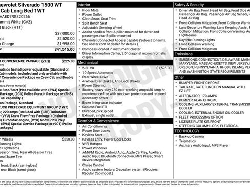 Used 2024 Chevrolet Silverado 1500 W/T w/ WT Fleet Convenience Package image 5