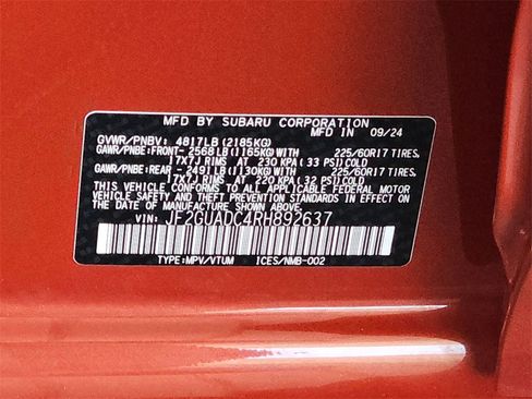 Used 2024 Subaru Crosstrek 2.0i Premium image 35