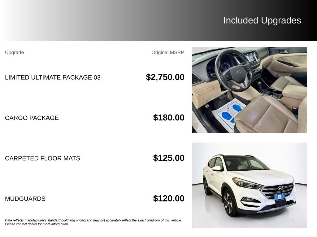 Used 2017 Hyundai Tucson Limited w/ Limited Ultimate Package 03 AWD/4WD image 5