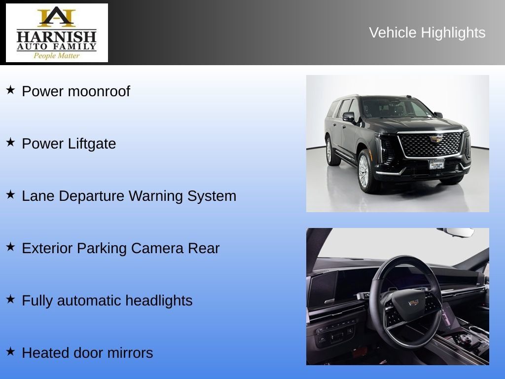 Used 2025 Cadillac Escalade ESV Premium Luxury w/ Touring Package AWD/4WD image 10