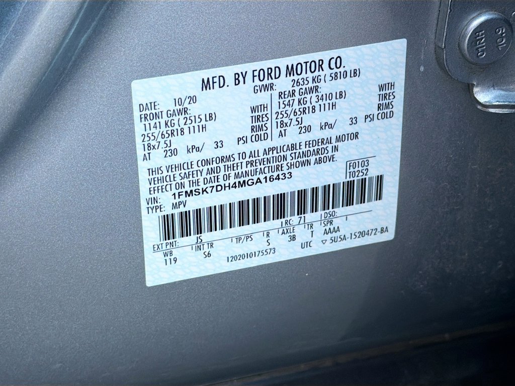 Used 2021 Ford Explorer XLT w/ Equipment Group 202A RWD image 32