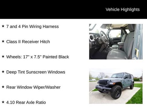 New 2026 Jeep Wrangler Unlimited Sport AWD/4WD image 15