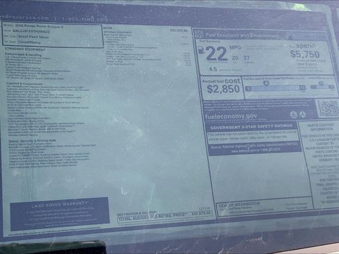 New 2026 Land Rover Range Rover Evoque S image 18