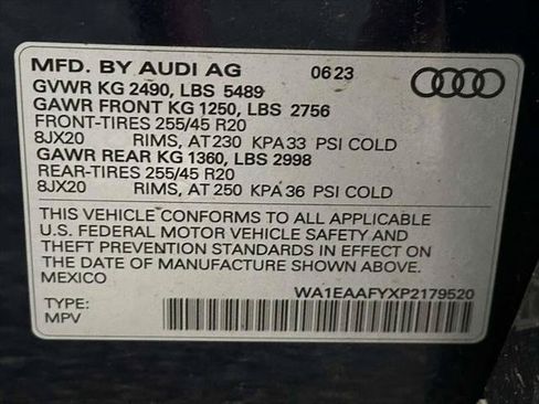 Used 2023 Audi Q5 2.0T Premium Plus w/ Premium Plus Package AWD/4WD image 34