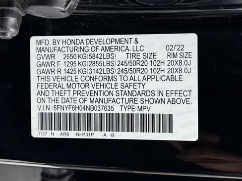 Used 2022 Honda Pilot Elite image 42