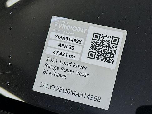 Used 2021 Land Rover Range Rover Velar R-Dynamic S AWD/4WD image 12