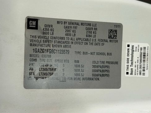 Used 2012 Chevrolet Express 3500 LT w/ LT Preferred Equipment Group image 42