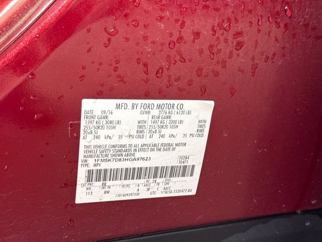 Used 2017 Ford Explorer XLT w/ Equipment Group 202A FWD image 16